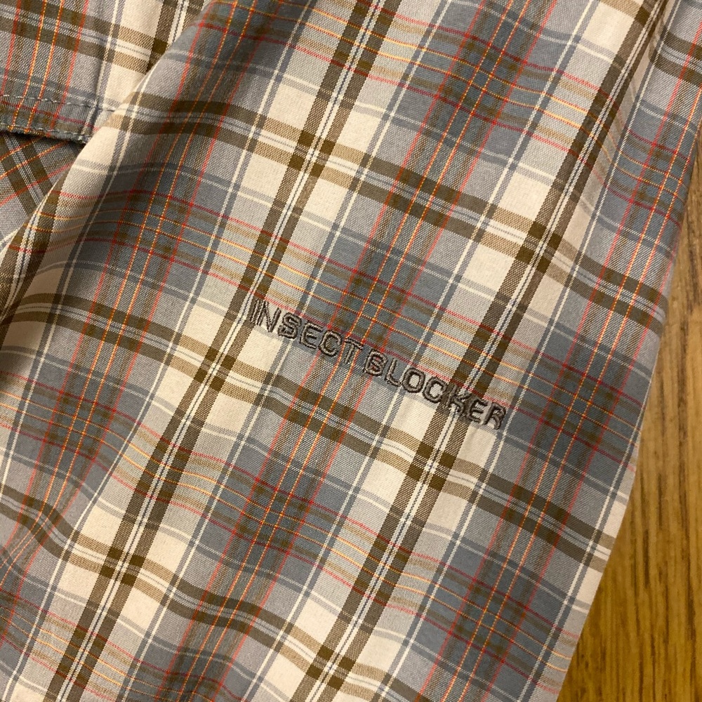 Men’s Columbia insect Blocker Long Shirt Sz S GUC - Picture 4 of 5